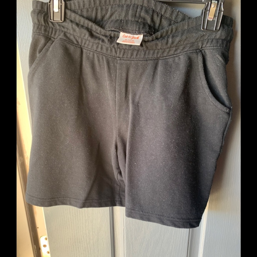 Girls Cat&Jack brand black athletic shorts.XL14/16